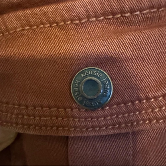 Kensie Jeans Brick Red Utility Jacket | Casual Military Style | Size S - Picture 6 of 7